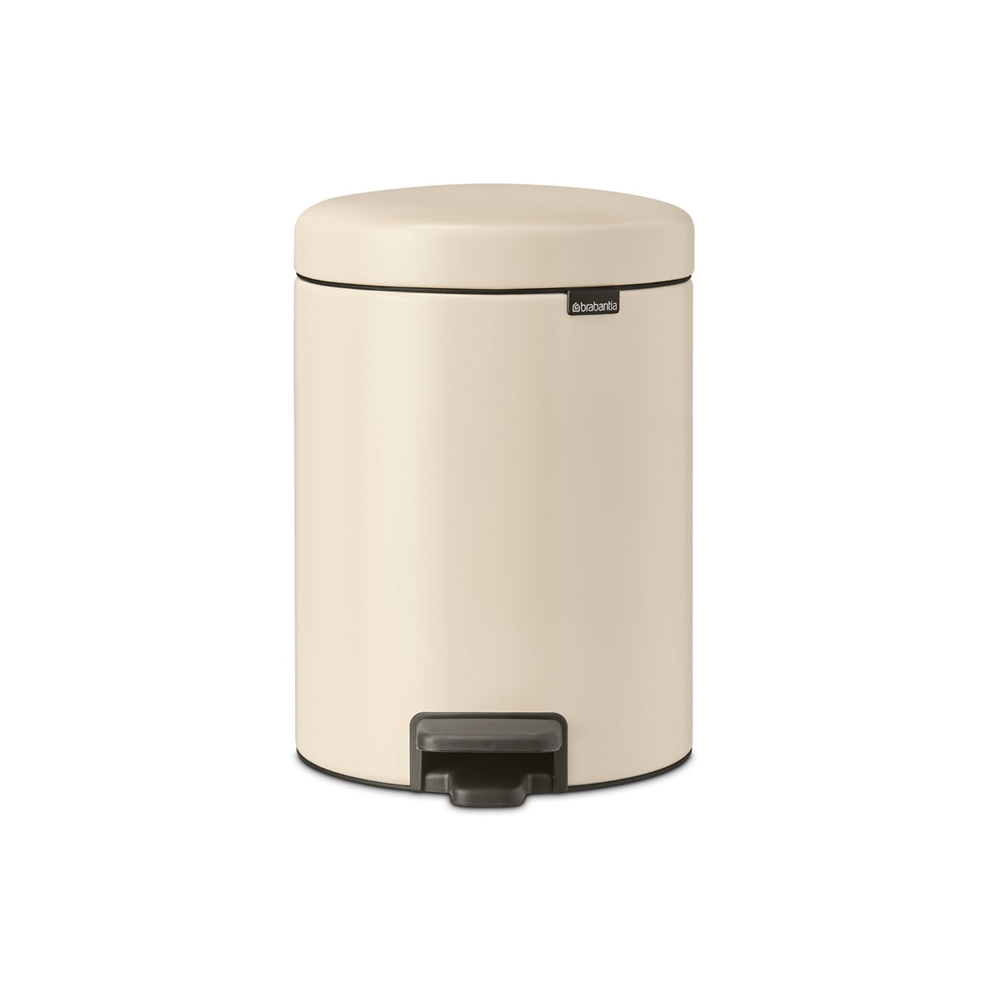 NewIcon Pedal Bin Silent 5 Litre - Soft Beige