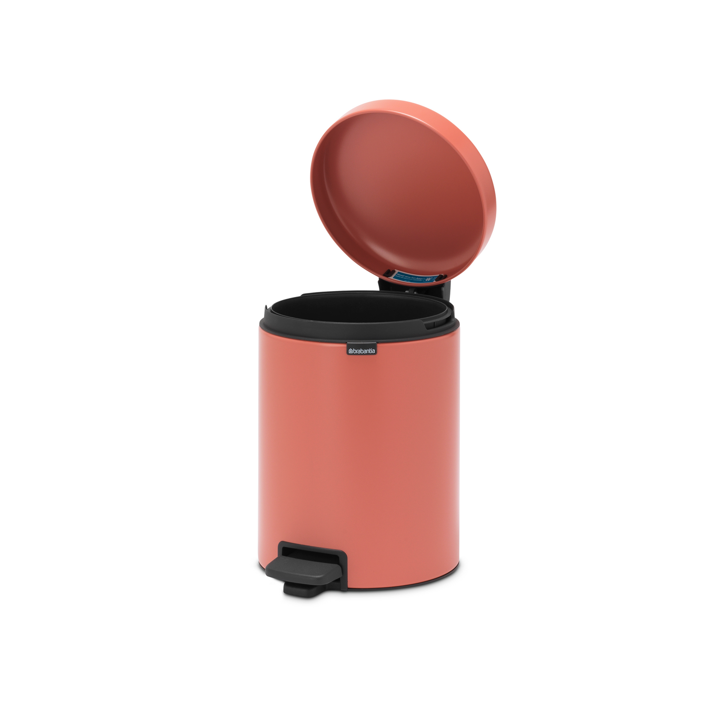 NewIcon Pedal Bin Silent 5 Litre - Terracotta Pink