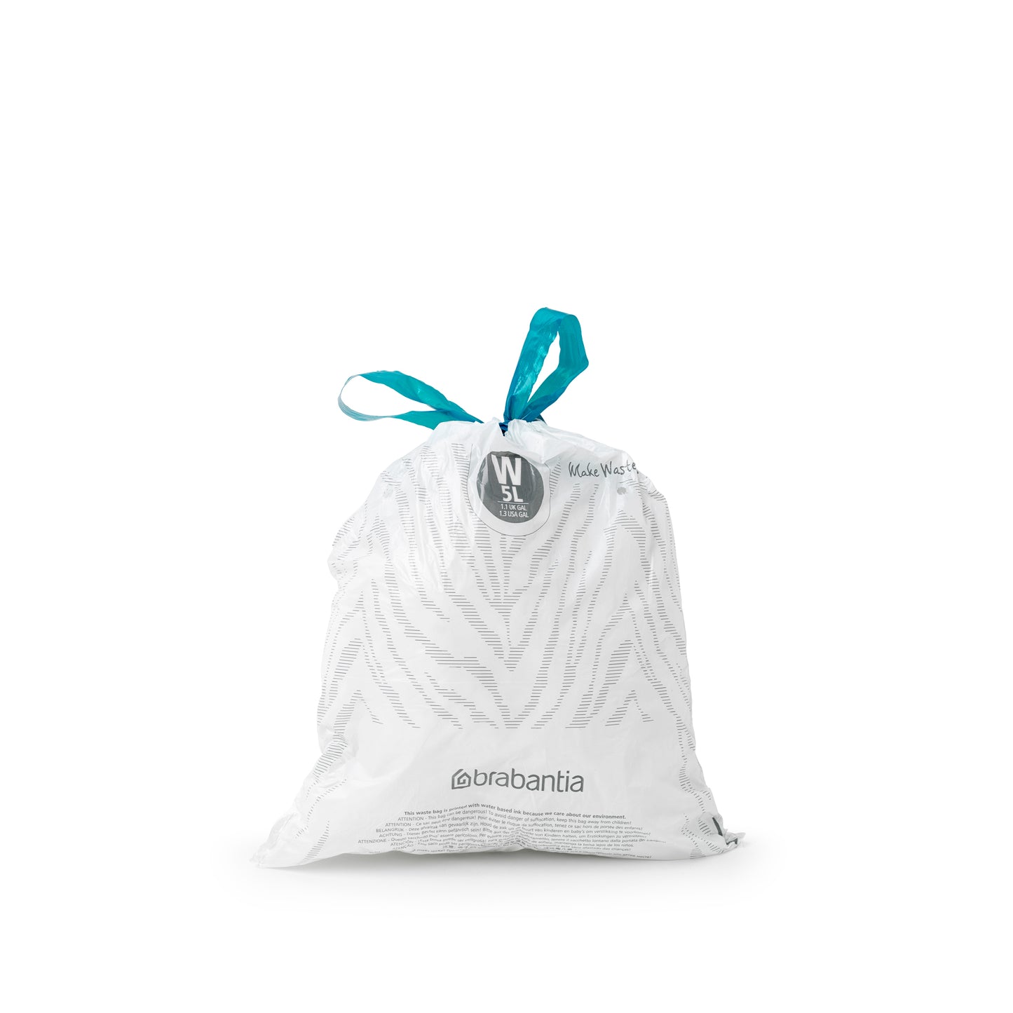 PerfectFit Bags Code W (5L) 20 Bags/Roll - White