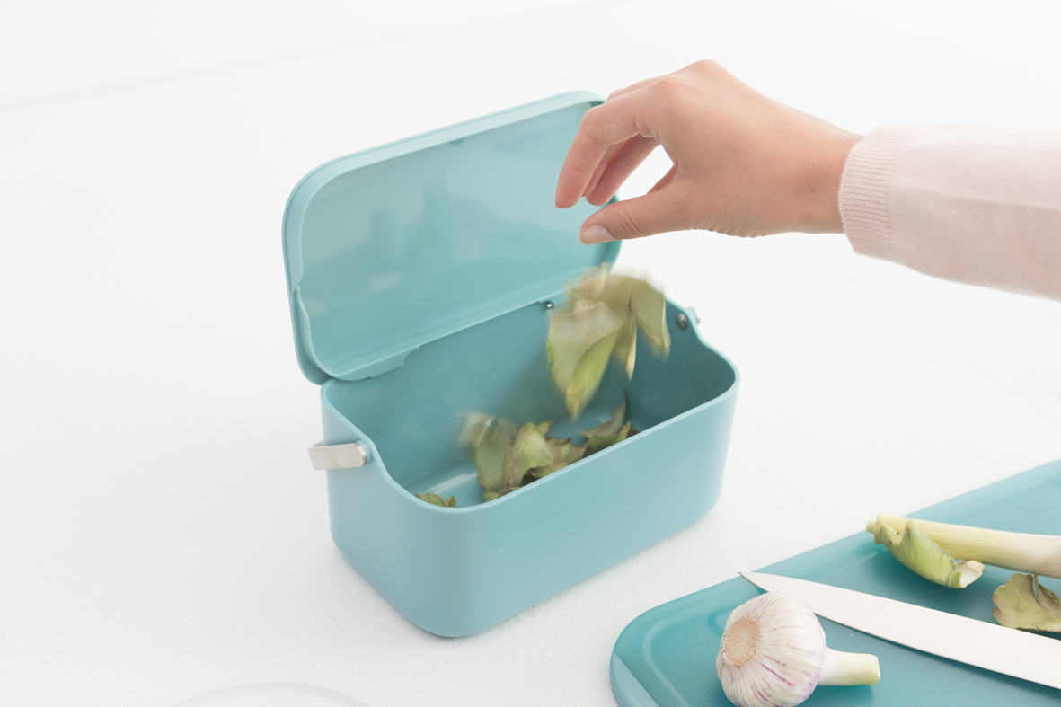 SinkSide Food Waste Caddy - Mint