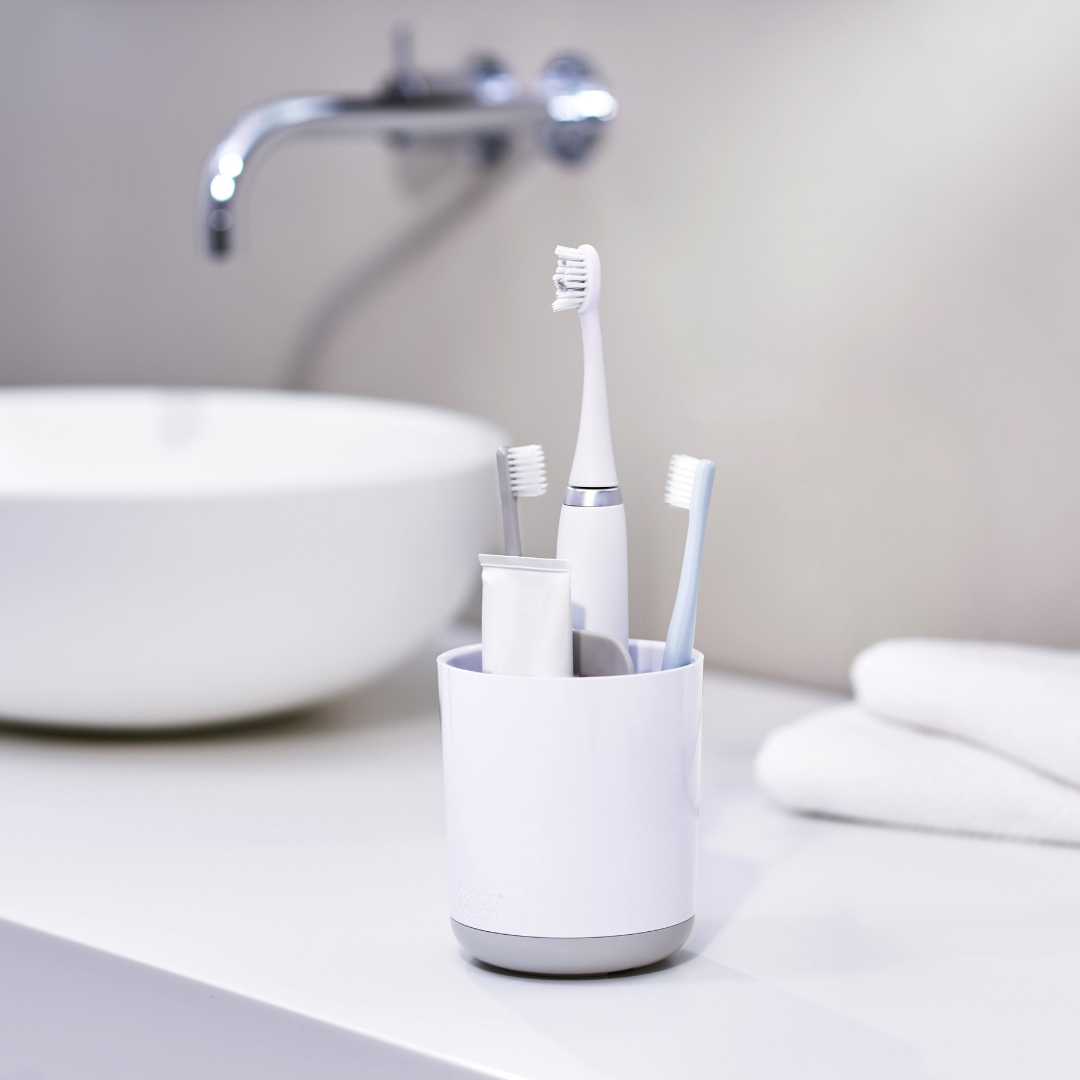 DUO Toothbrush Caddy - White