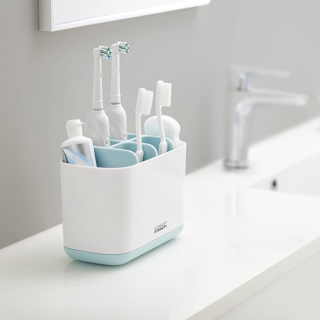 EasyStore Large Toothbrush Caddy - Blue