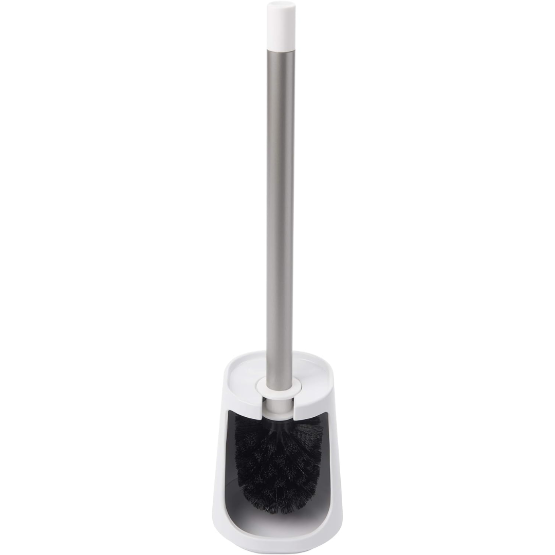 Step Toilet Brush - White