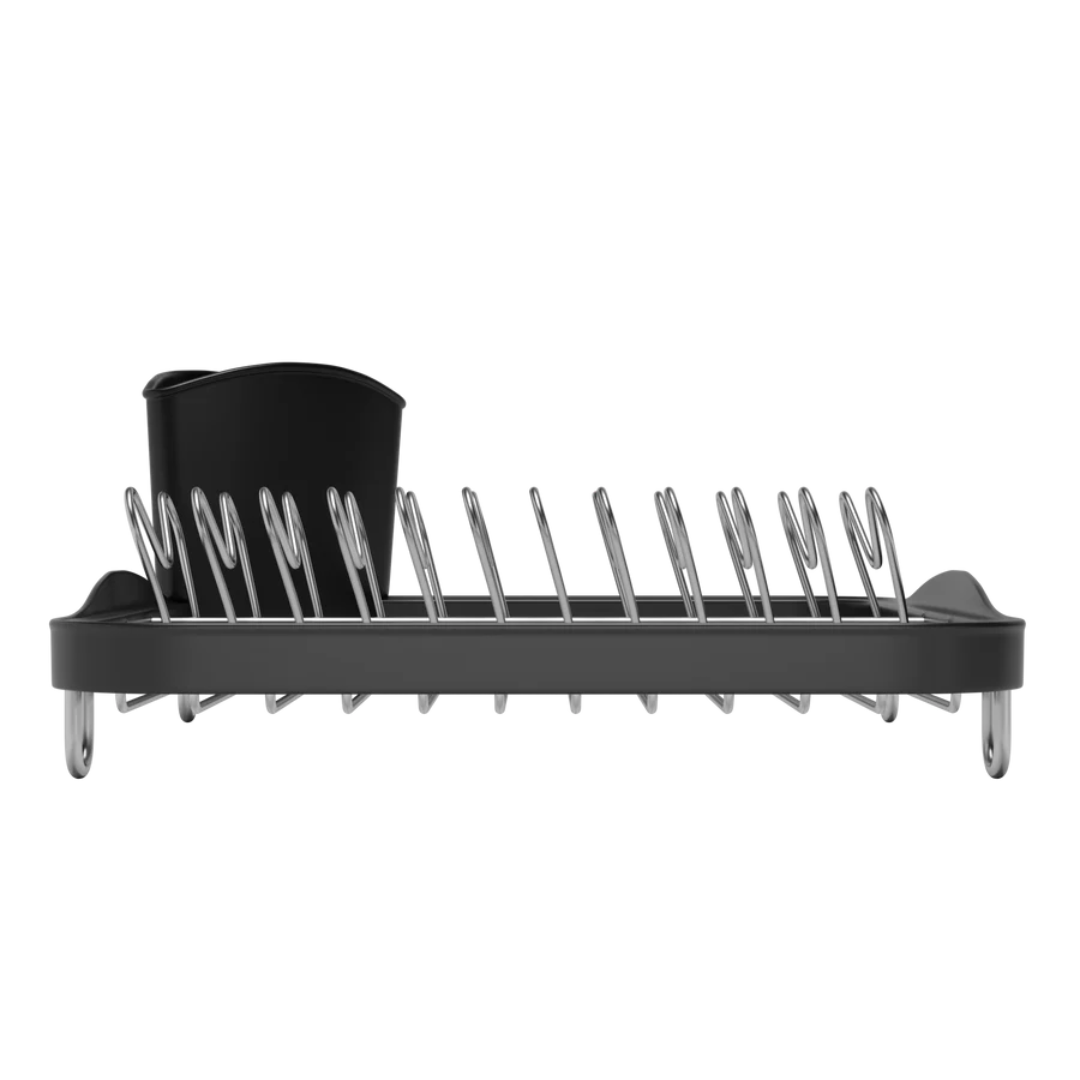 Sinkin Counter Top Dish Rack - Smoke/Nickel