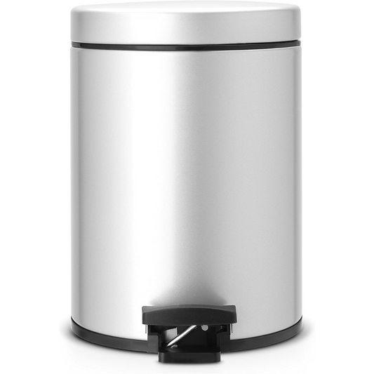 Classic Pedal Bin - 3 Liter - Metallic Grey