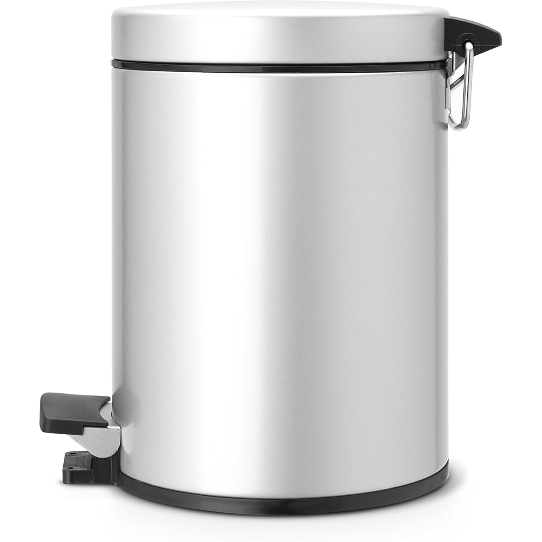 Classic Pedal Bin - 3 Liter - Metallic Grey