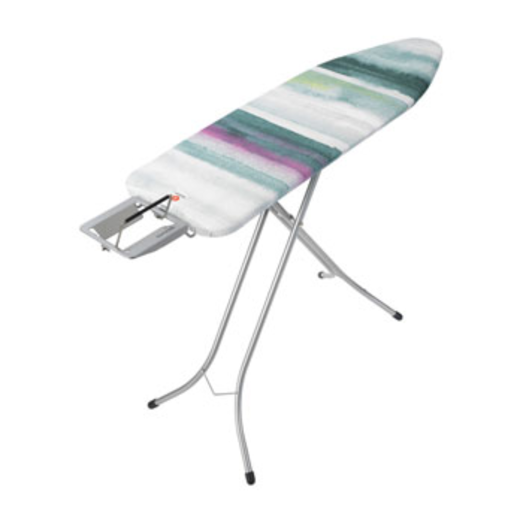 Ironing Board (B) 124x38cm, SIR (Steam Iron Rest) Fresh White Frame - Morning Breeze