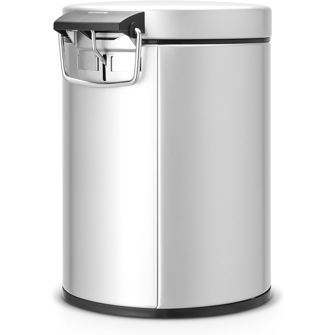 Classic Pedal Bin - 3 Liter - Metallic Grey