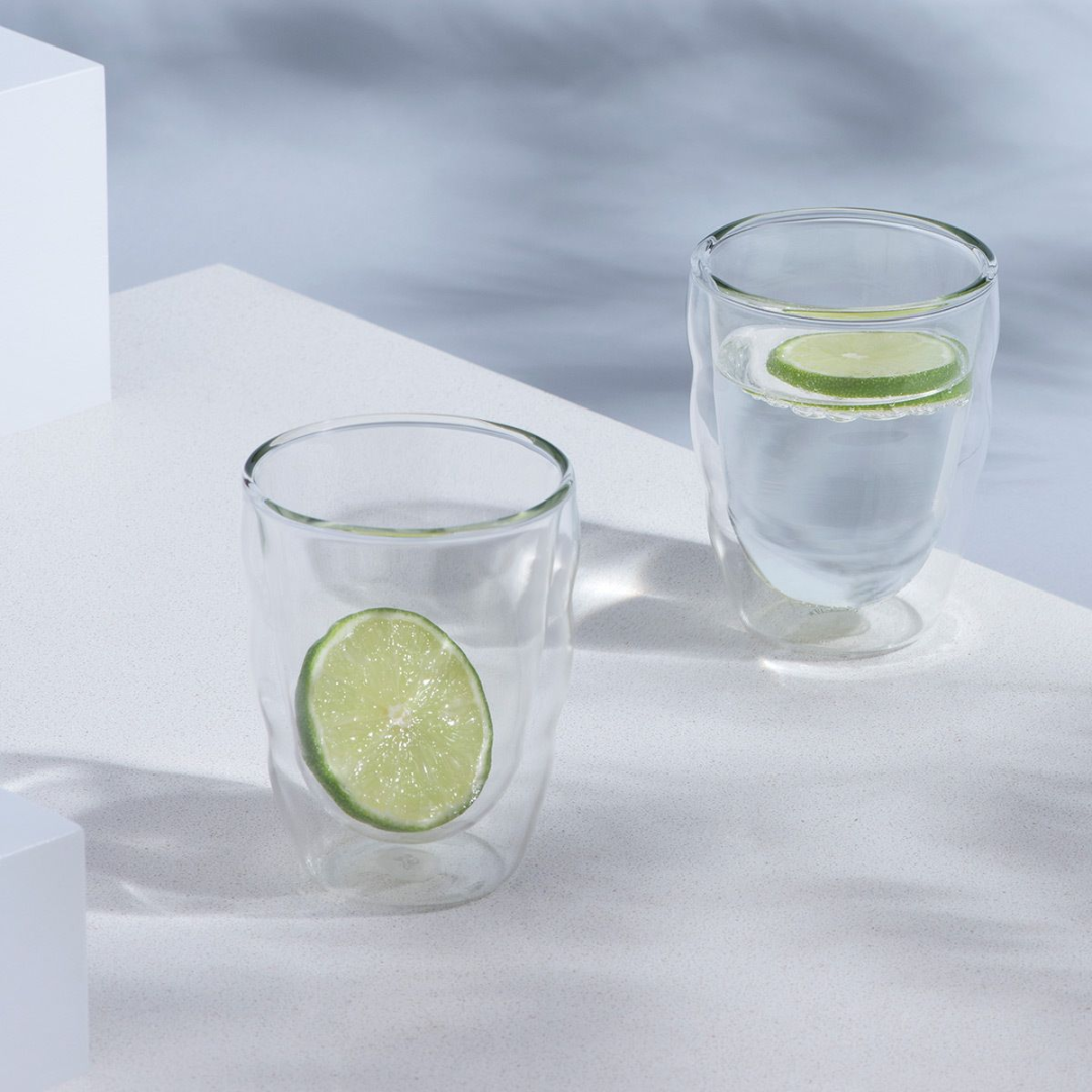 Pilatus Double Wall Glass Small 2PCS - 0.25 Liters - 8oz