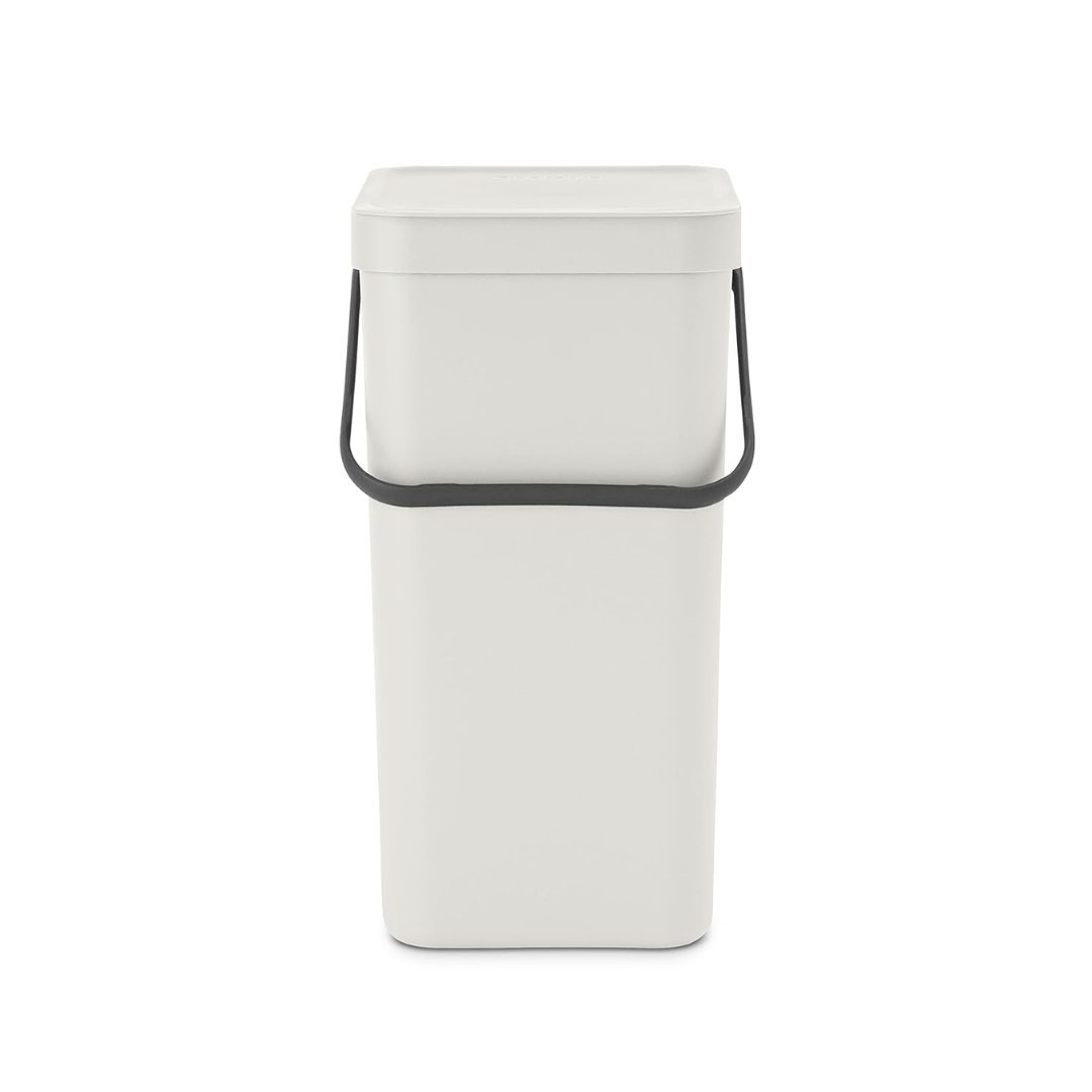 Sort & Go - 16 Liters - Waste Bin - Light Grey