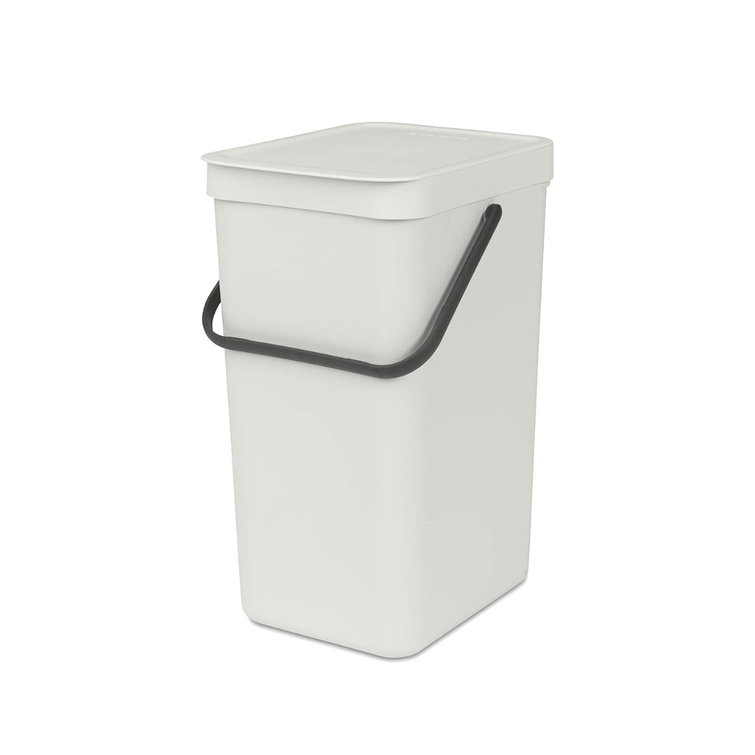 Sort & Go - 16 Liters - Waste Bin - Light Grey