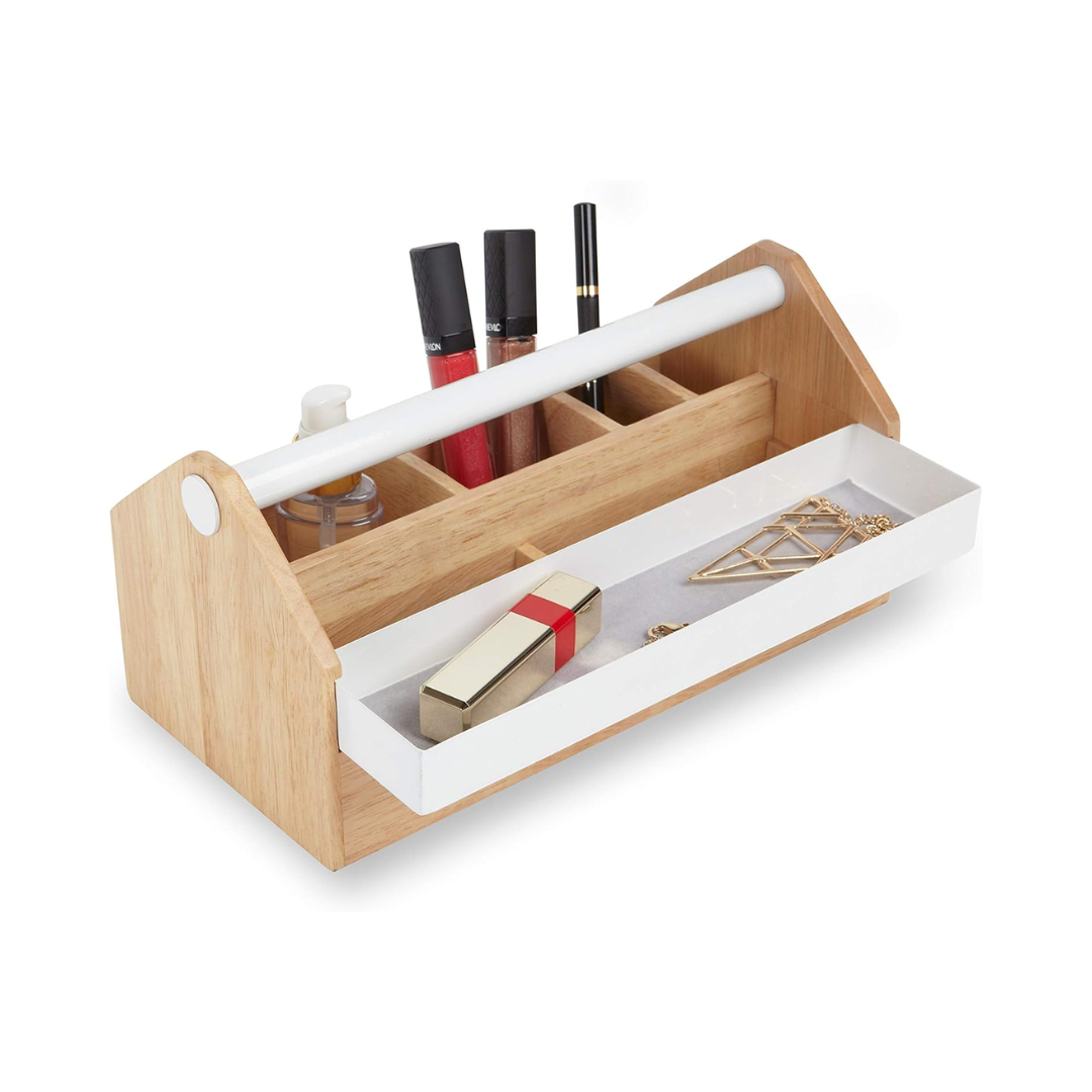 Toto Medium Storage Box - White/Natural