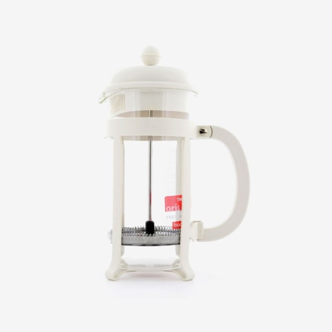 Java French Press Coffee Maker 8 Cup, 1.0L/34oz - Off White