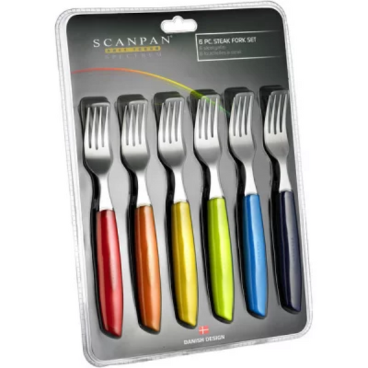 Steak Fork Set (6 Colours) - Spectrum