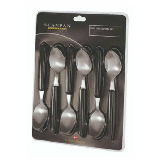 Teaspoon Set (6Pcs) Black w/o Cdu - Spectrum