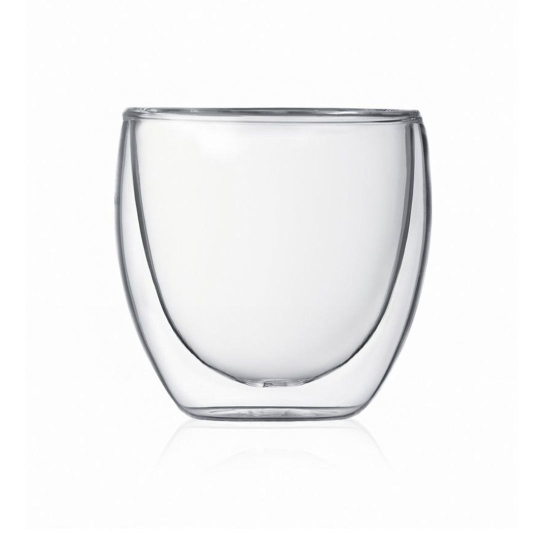 Pavina Double Wall Glass Extra Small 2PCS -  0.08 Liters - 2.5oz