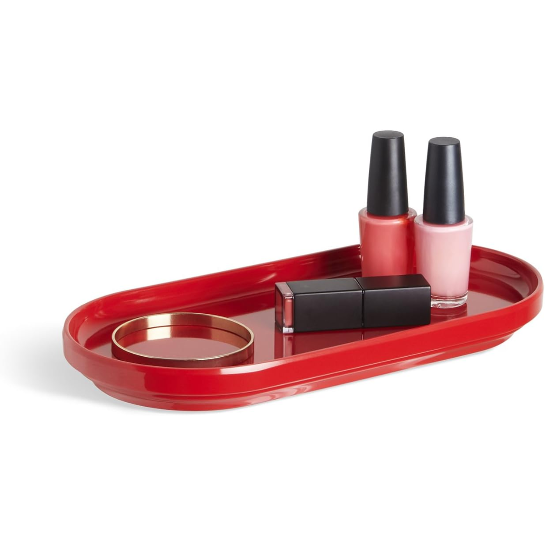 Step Amenity Tray Red