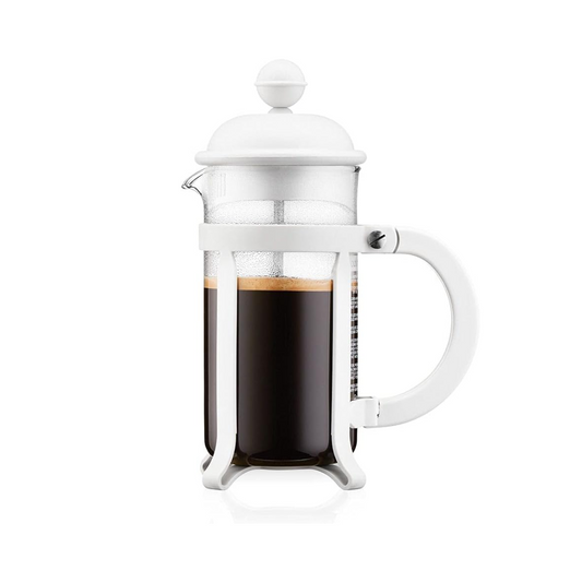 Java French Press Coffee Maker 3 Cup, 0.35L/12oz - Off White