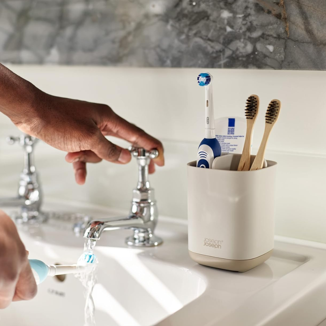 EasyStore Toothbrush Caddy - Ecru