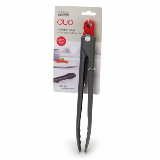 DUO Lockable Tongs with Integrated Tool Rest