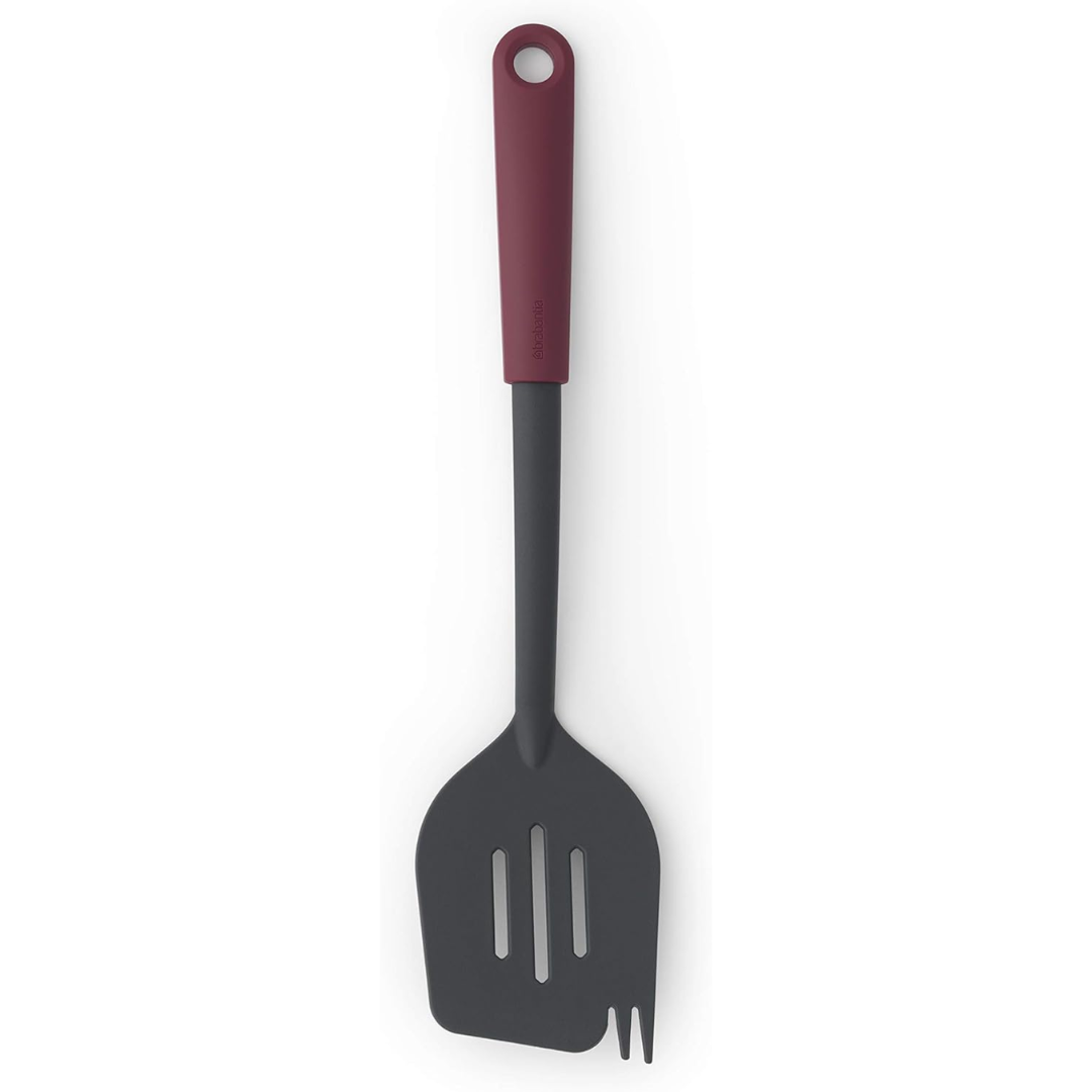 Tasty + Cook&Serve - Spatula Plus Fork - Aubergine Red