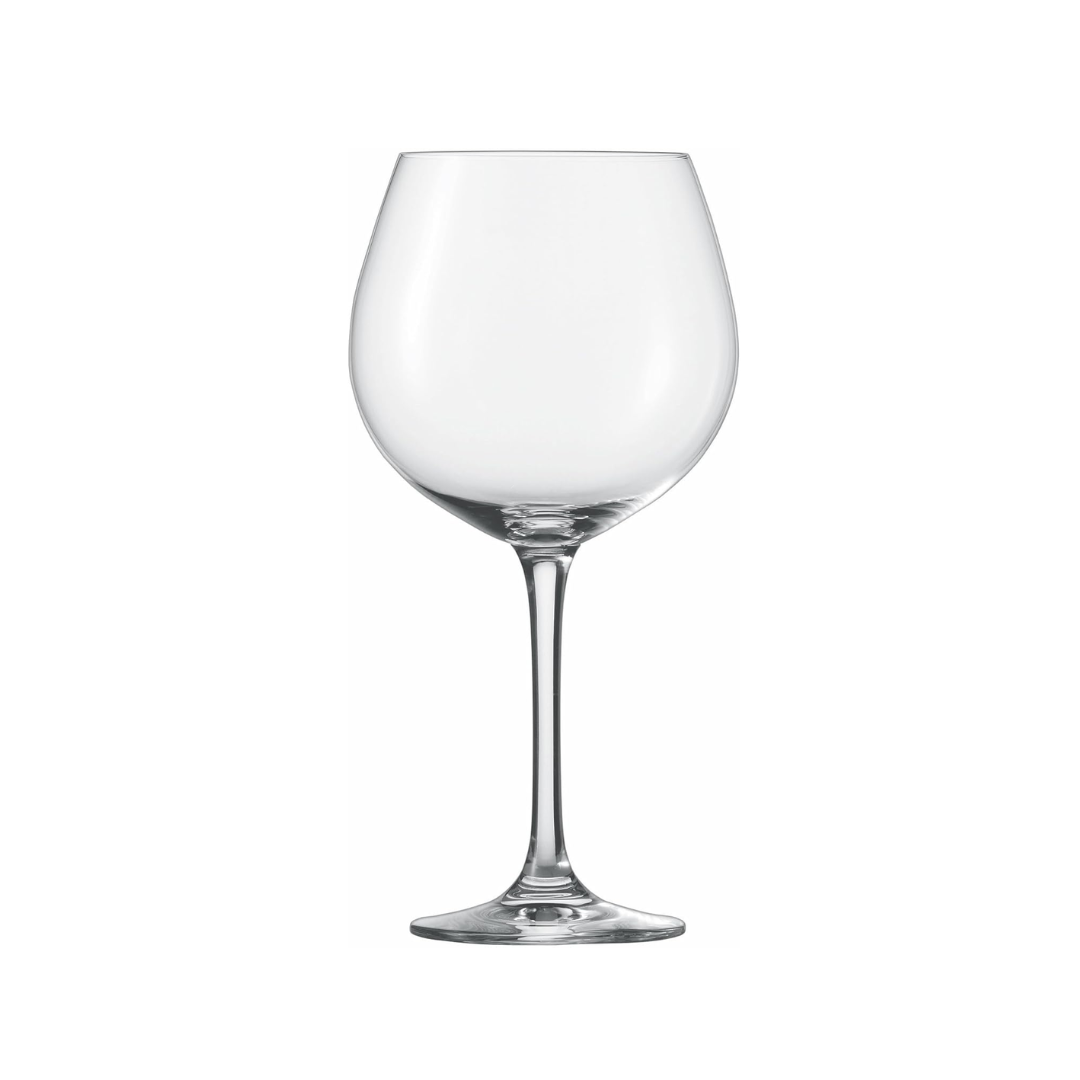 Classico Burgundy Red Goblet Wine Glass (Set of 6)