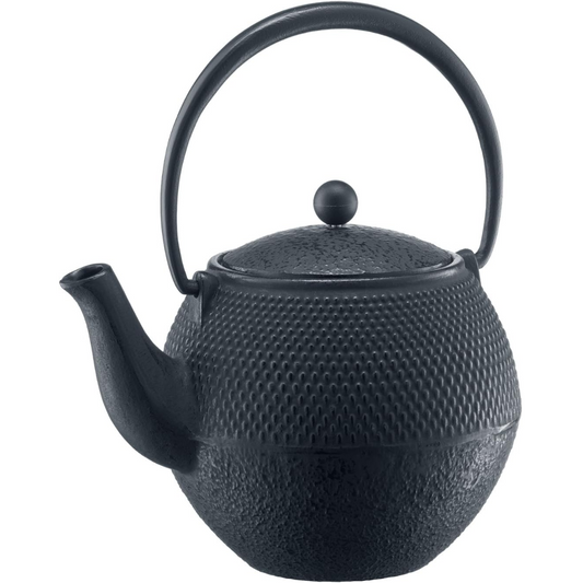 Assam Cast Iron Tea Press - 1.5 Liter - 51 Oz - Black