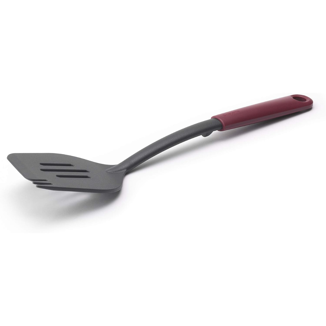 Tasty + Cook&Serve - Spatula Plus Fork - Aubergine Red