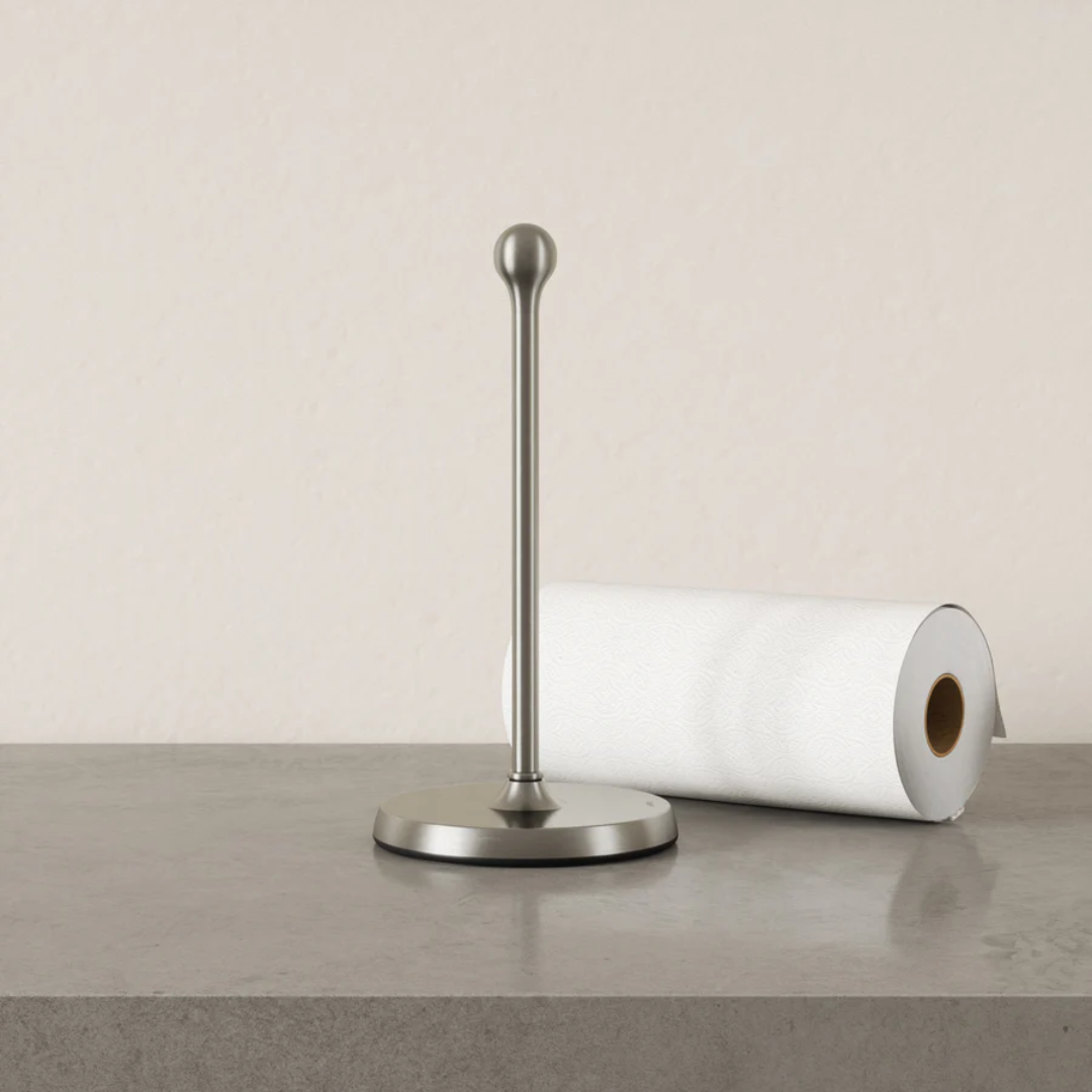 Teardrop Kd Paper Towel Holder Rem Nickel