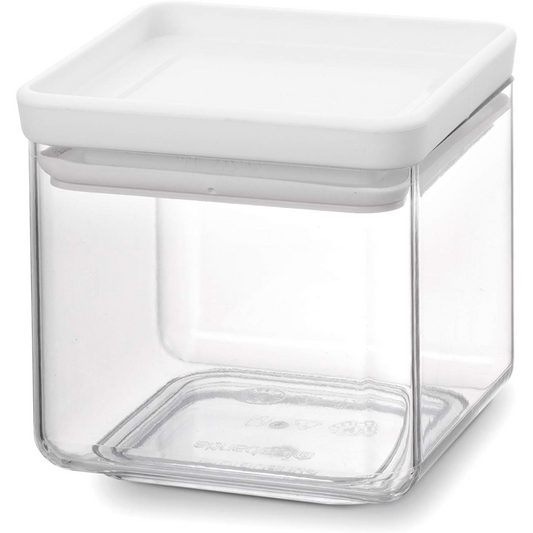 Tasty + Stackable Square Canister (0.7L) - Light Grey Lid