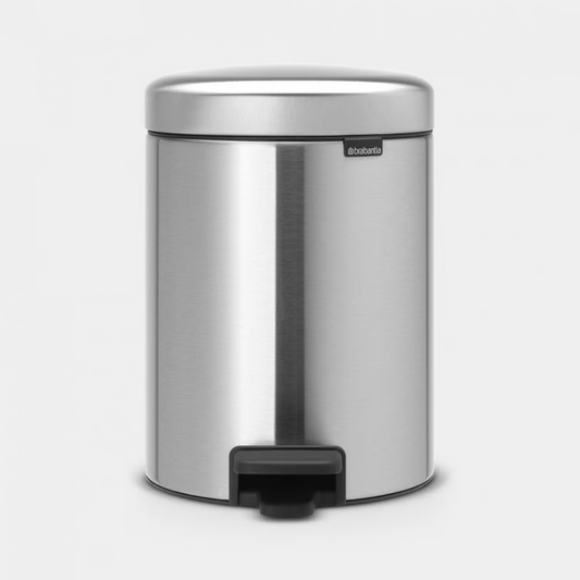 Pedal Bin - Ni - Recycle - 2X 2 Liters - Matt Steel