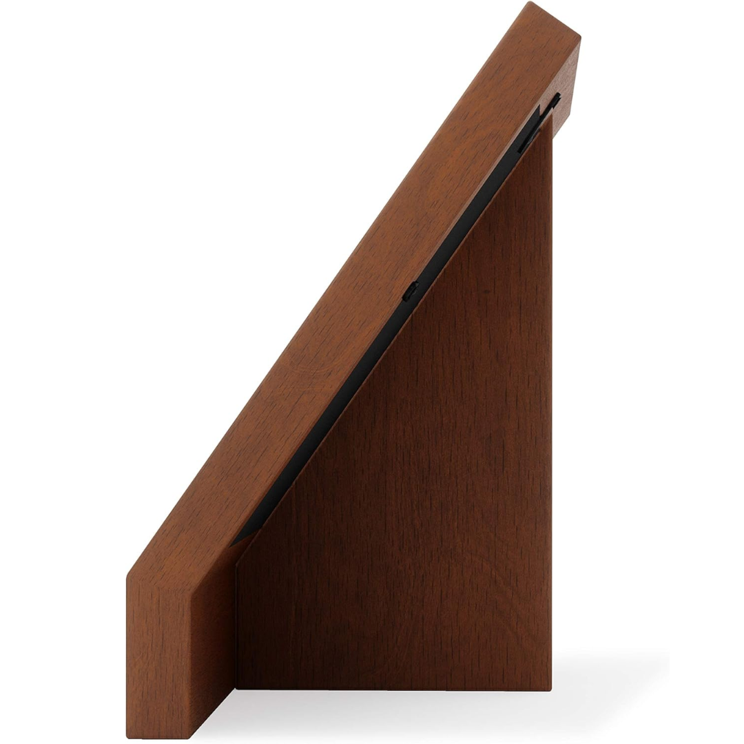 Podium Photo Display 4" x 6" - Light Walnut