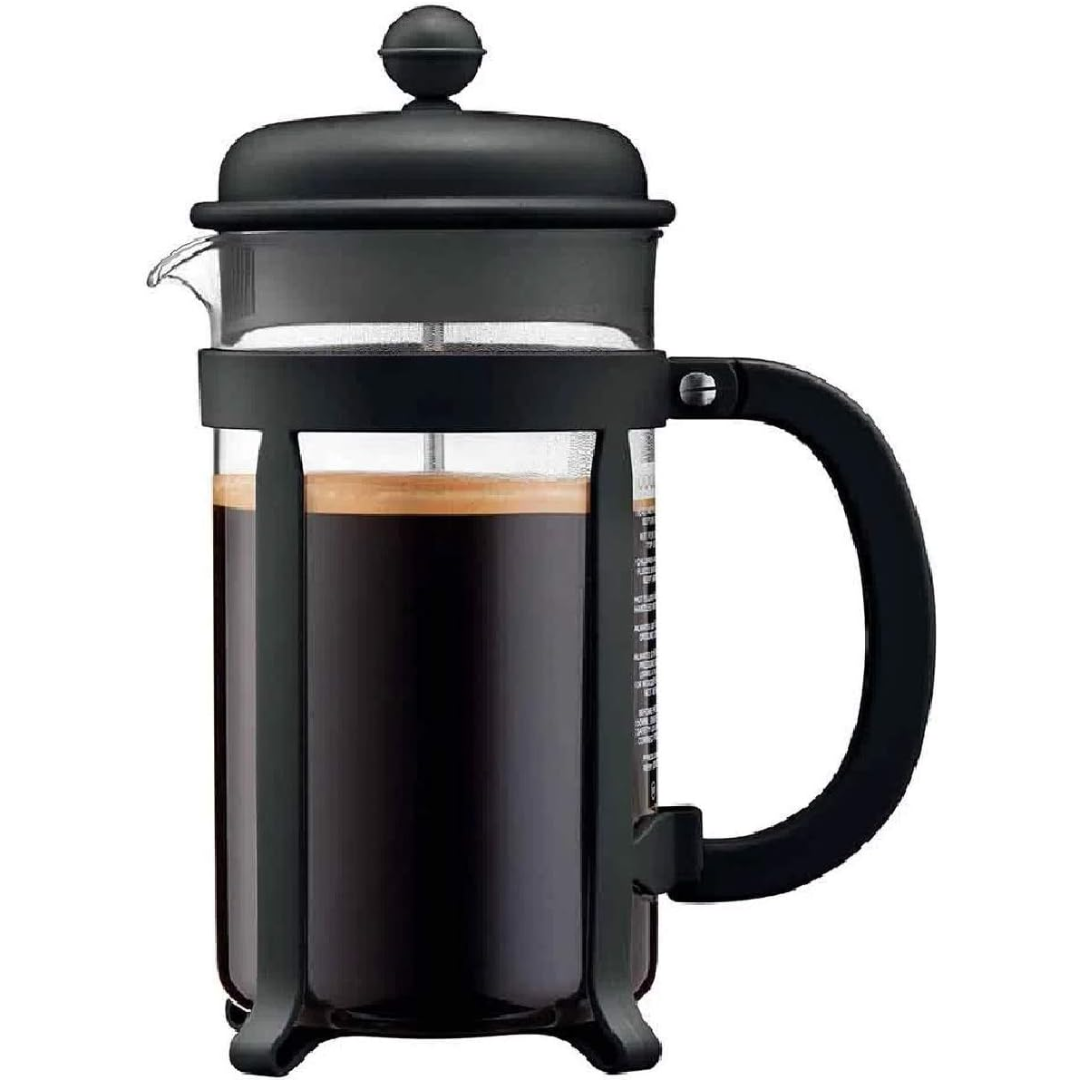 Java French Press Coffee Maker 8 Cup, 1.0L/34oz - Black