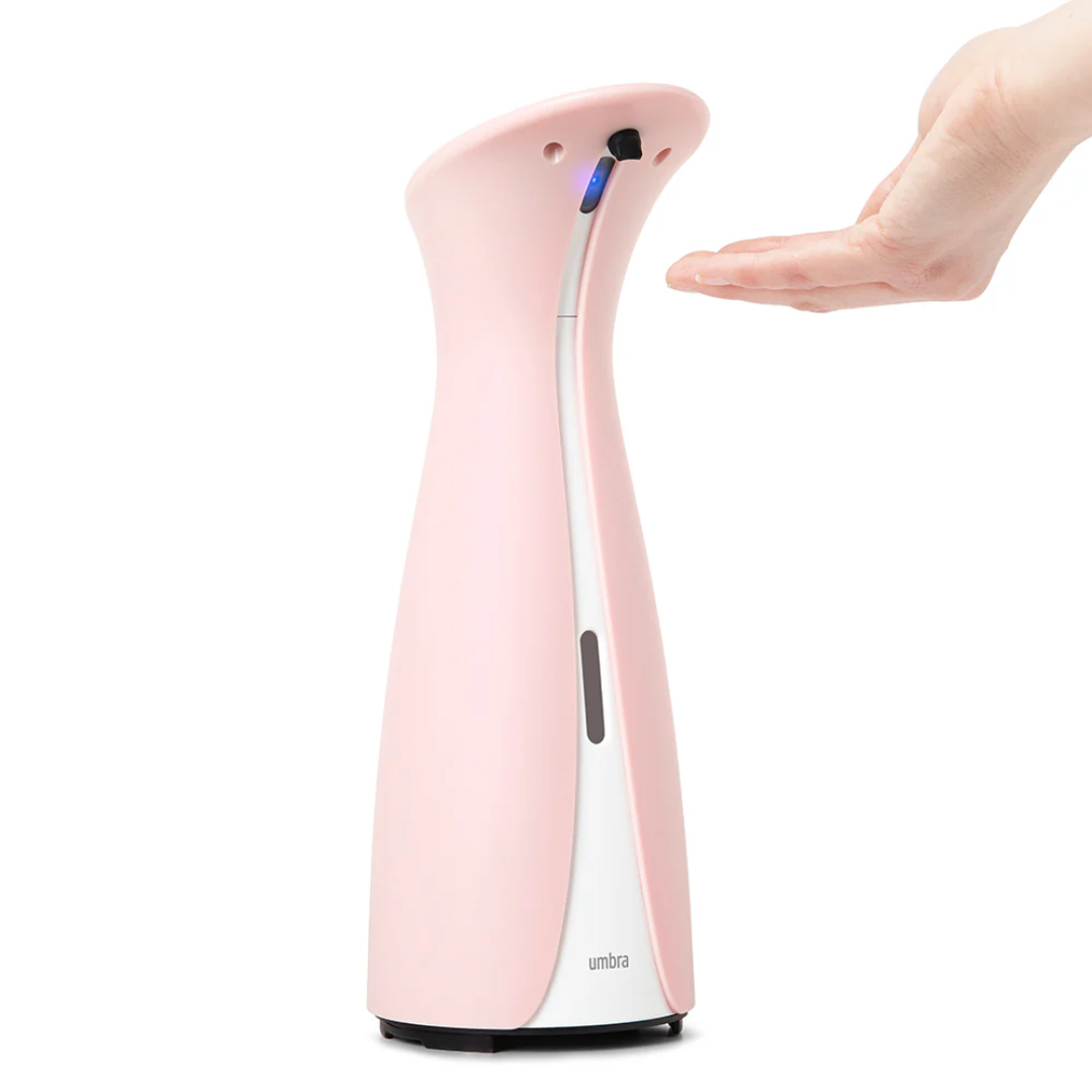 Otto Automatic Soap Dispenser 8.5Oz Blsh Pink/White