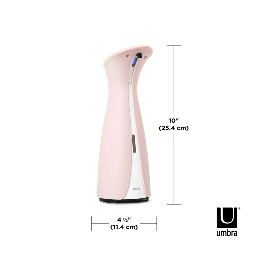 Otto Automatic Soap Dispenser 8.5Oz Blsh Pink/White