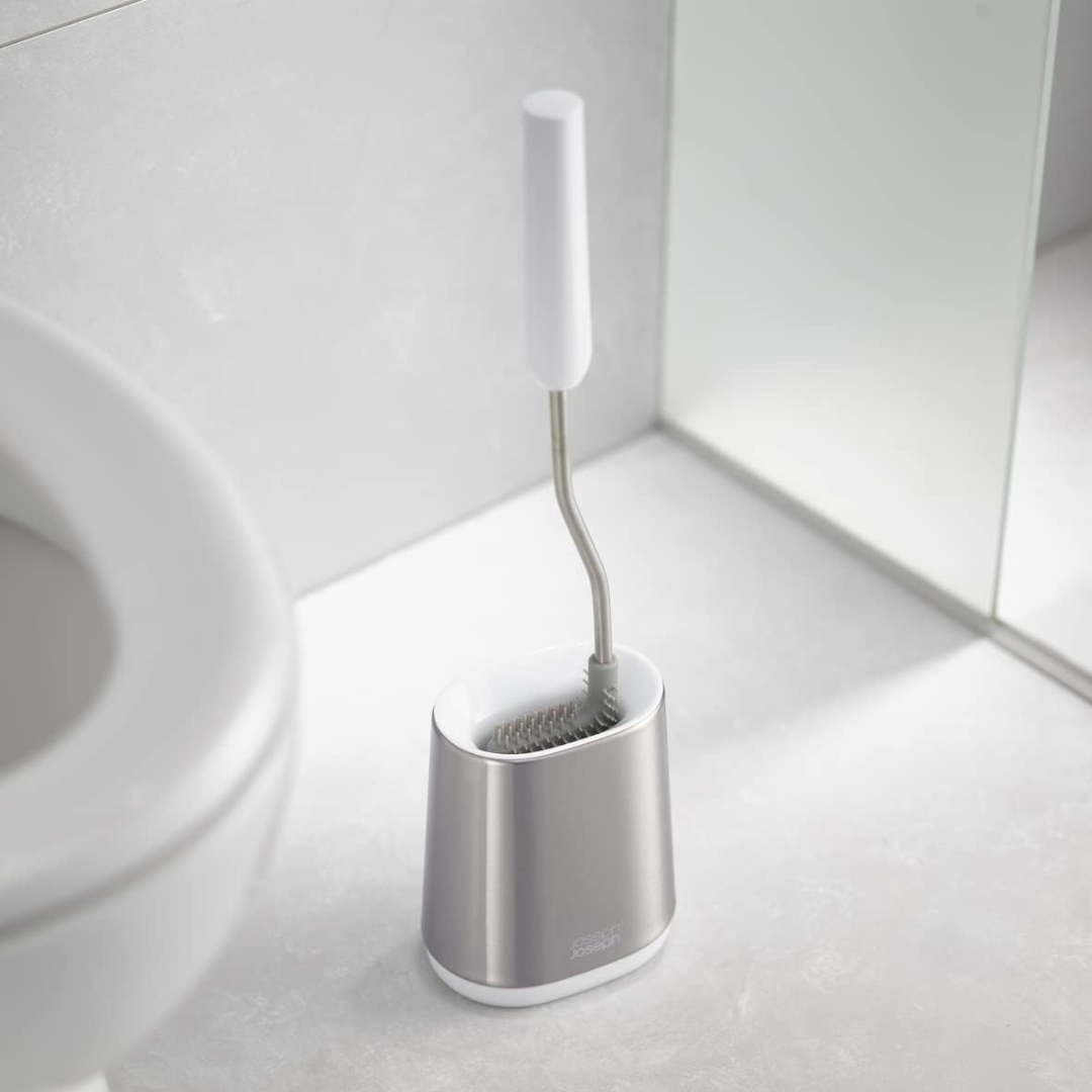 Flex Lite Steel Toilet Brush - White