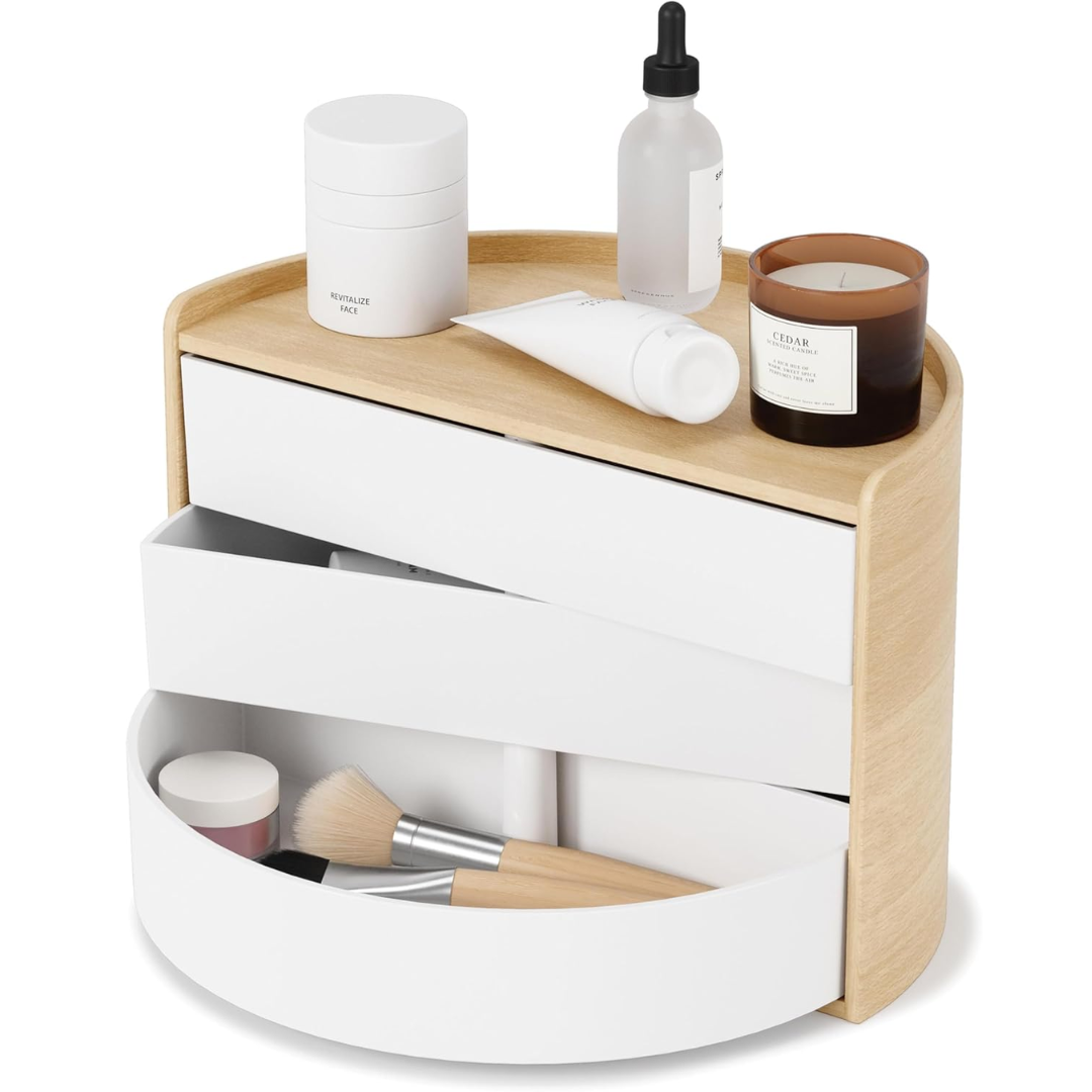 Moona Storage Box - White/Natural