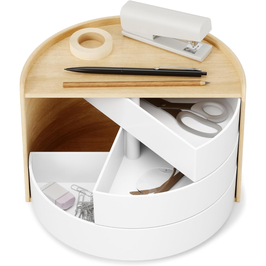 Moona Storage Box - White/Natural