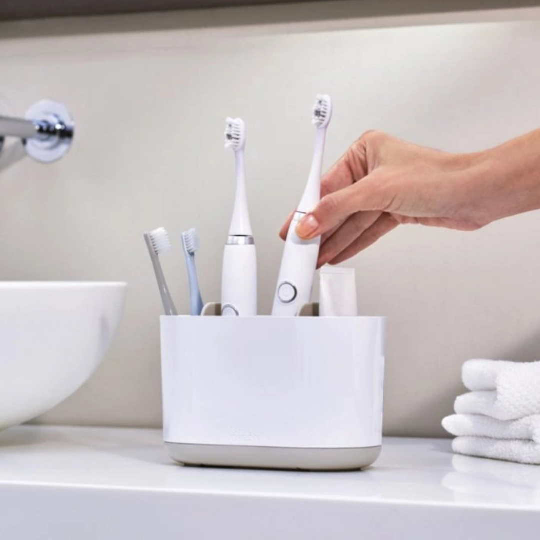 DUO Large Toothbrush Caddy - White