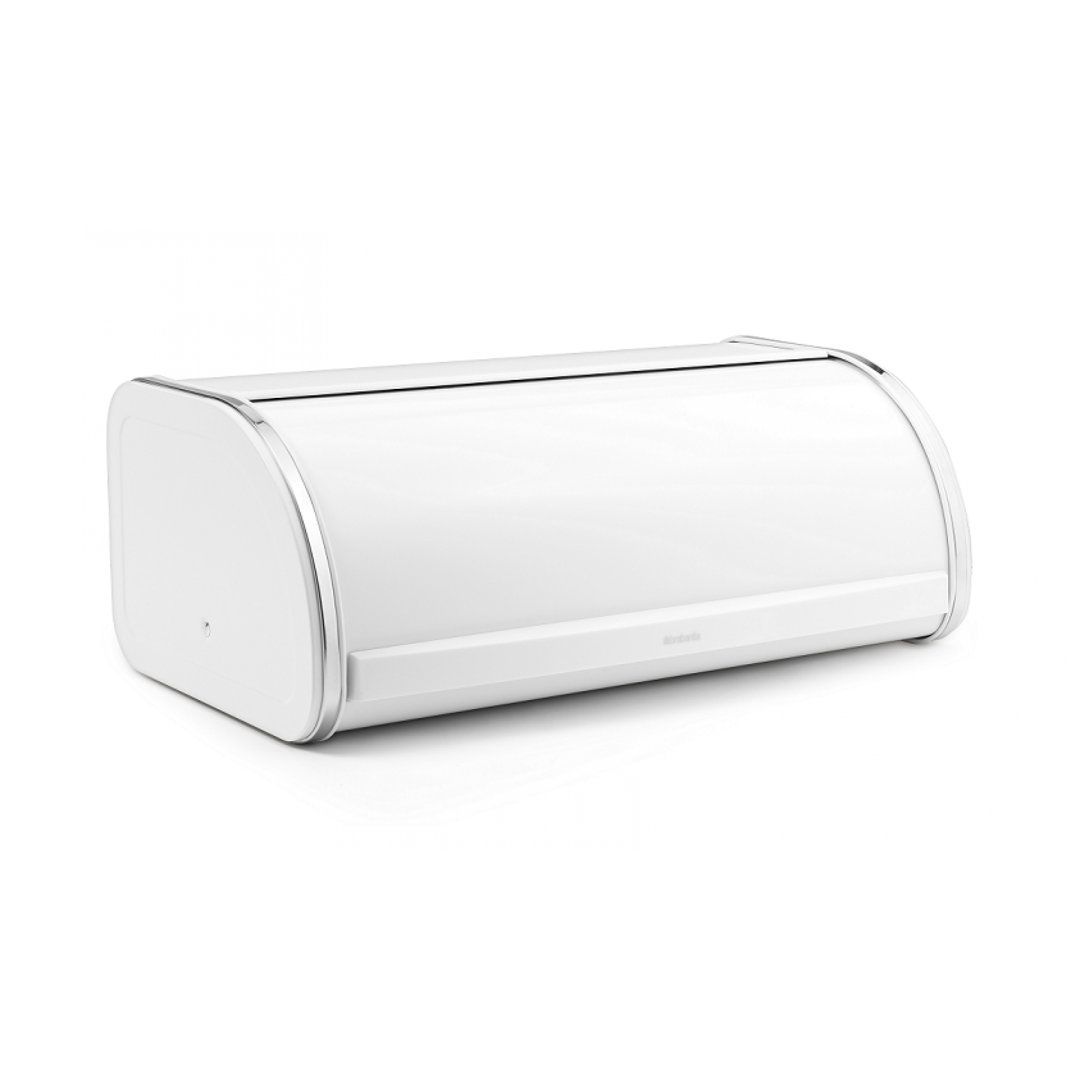 Bread Bin Roll Top - White