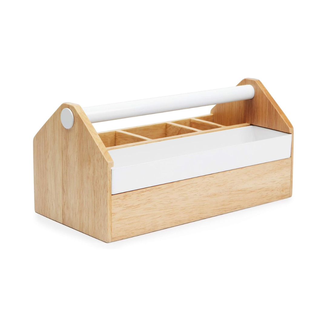 Toto Medium Storage Box - White/Natural