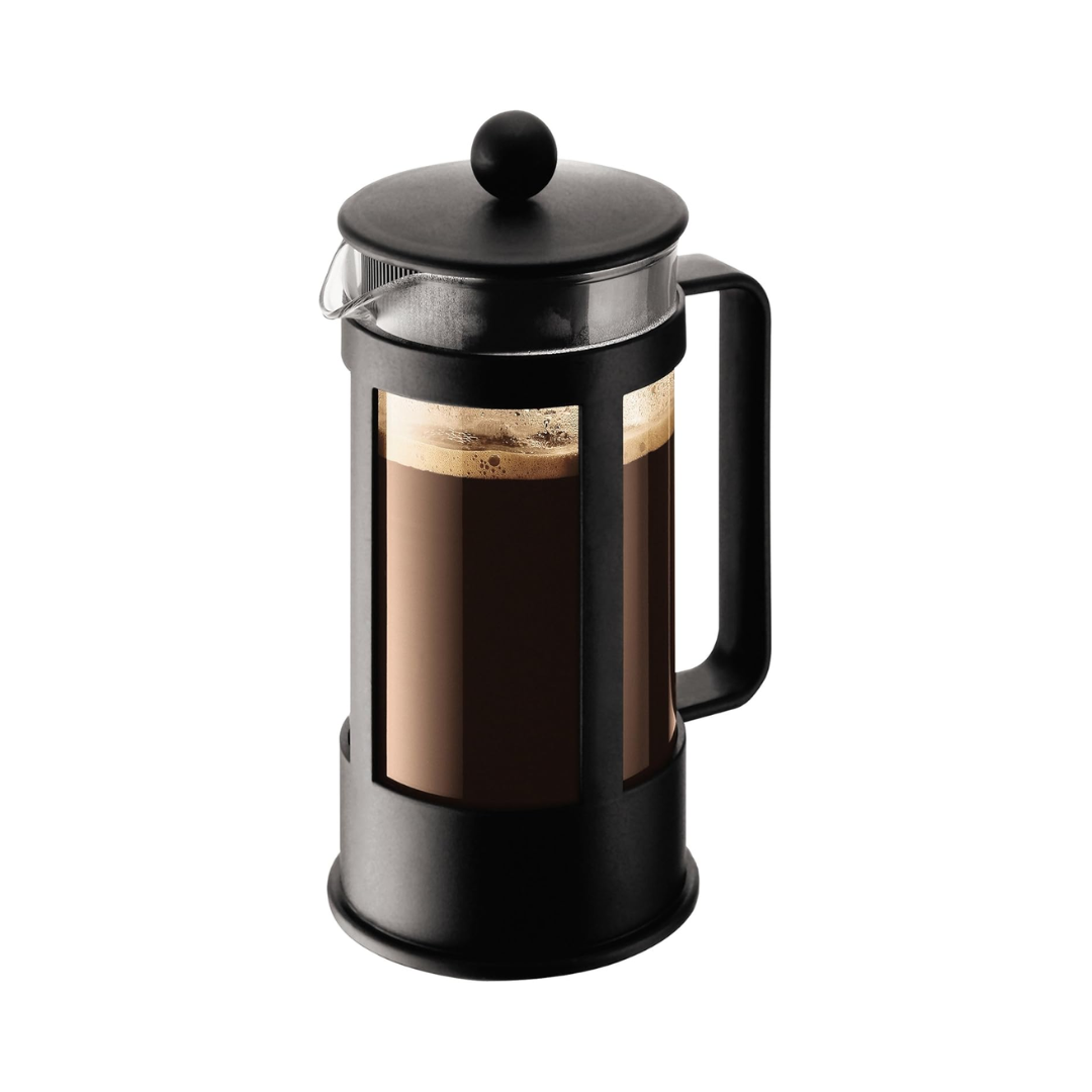 Kenya French Press Coffee Maker (Straight Frame) 3 Cup, 0.35L/12oz - Black