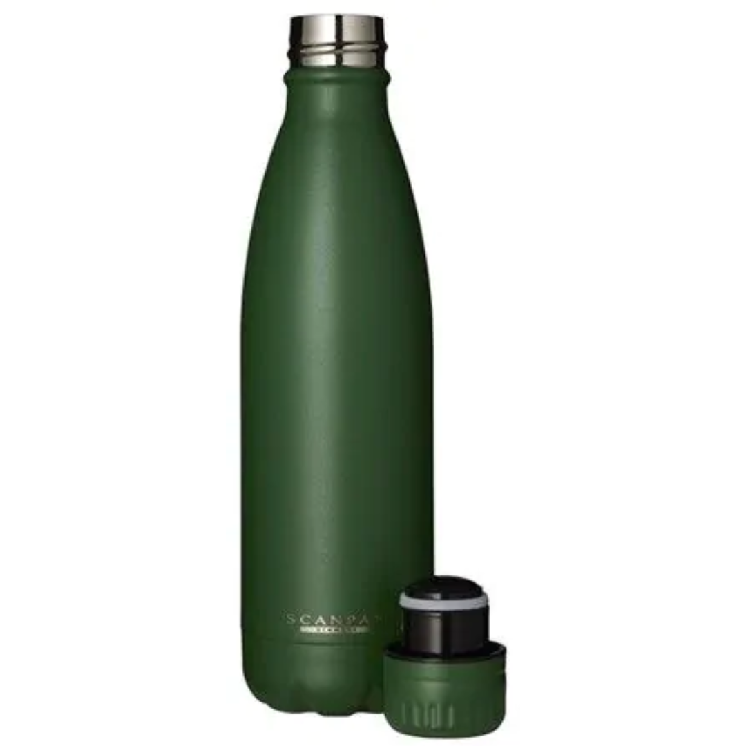 Fluid Vacuum Bottle - 500 ml - Forest Green