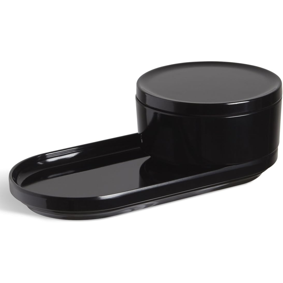 Step Amenity Tray Black