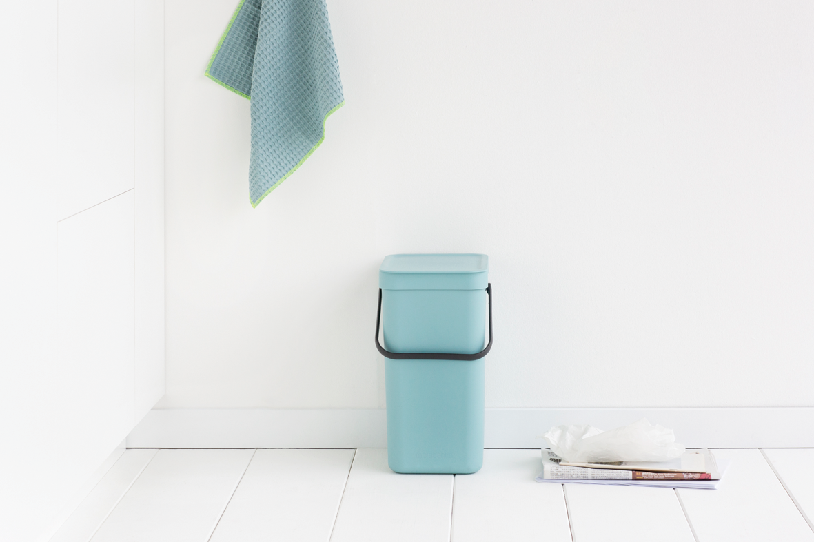 Sort & Go Waste Bin 12 Litre - Mint