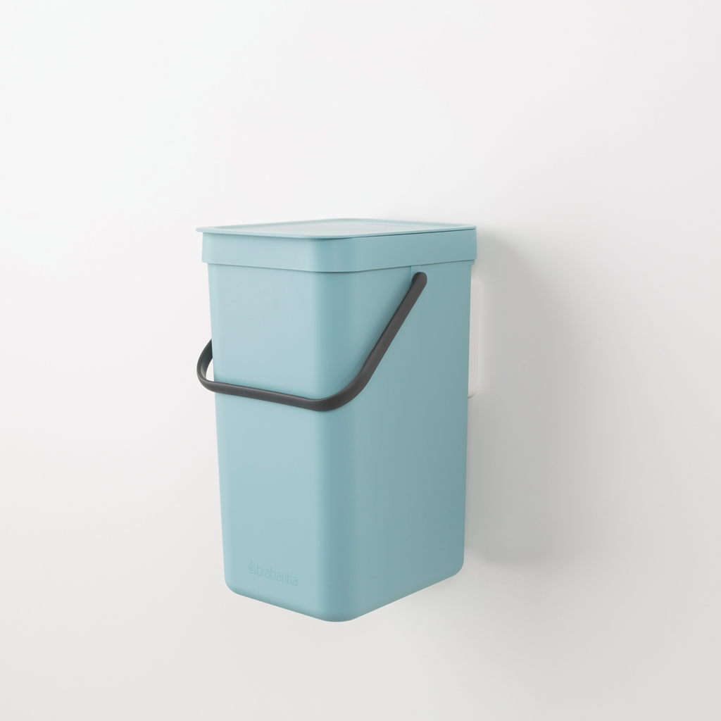 Sort & Go Waste Bin 12 Litre - Mint