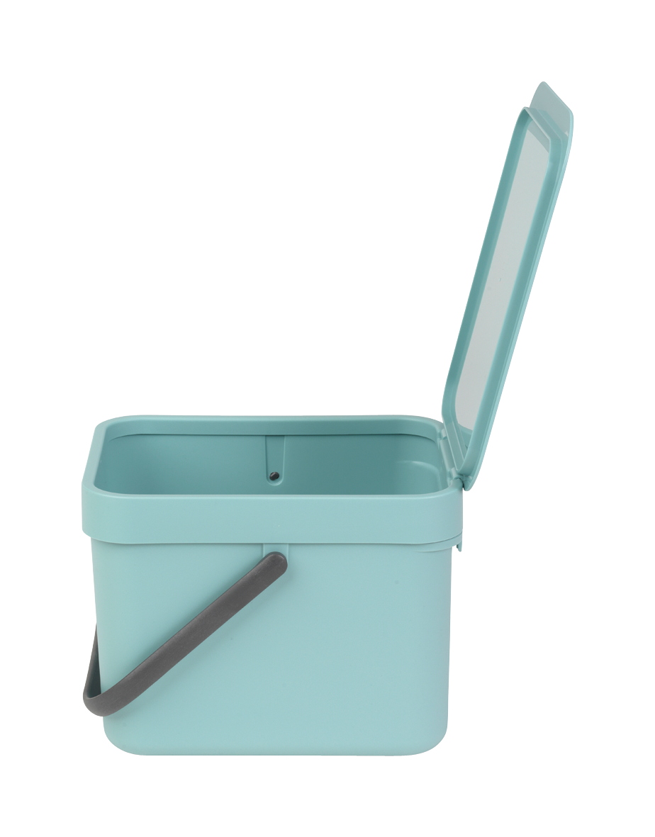 Sort & Go Waste Bin 6 Litre - Mint