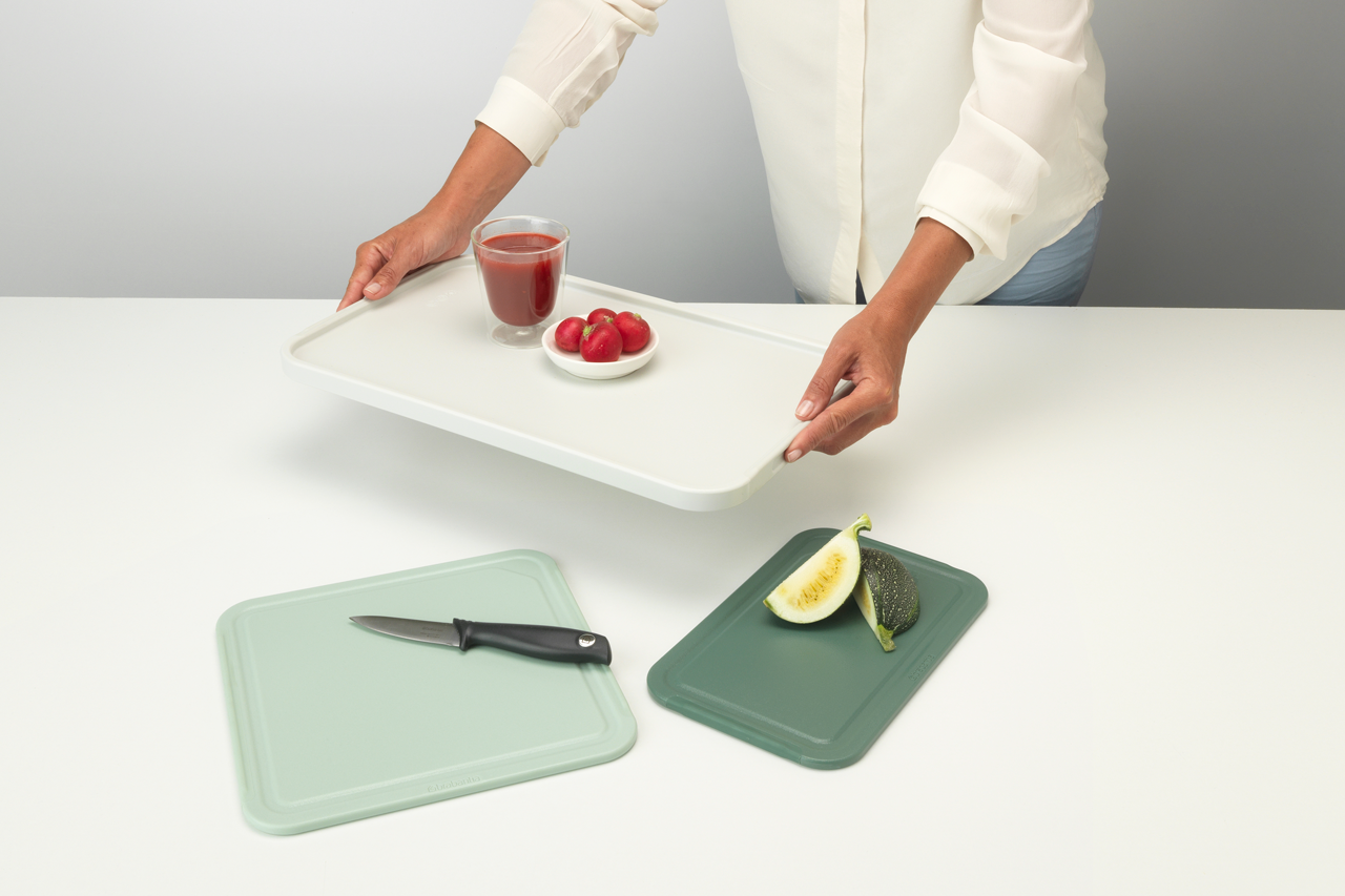 Tasty+ Chopping Board Set with 2 Chopping Boards - Mixed Colours