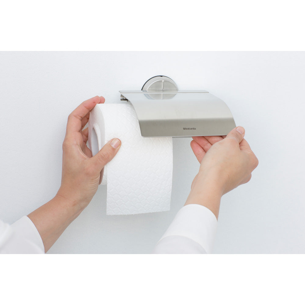 Toilet Roll Holder - Stainless Steel Brilliant Steel