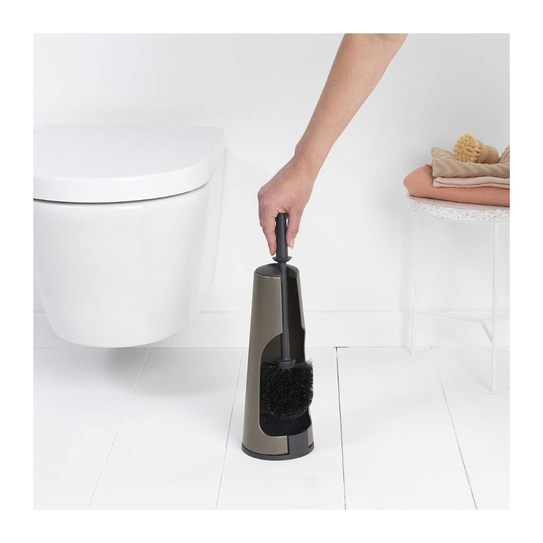 Renew Toilet Brush & Holder - Balance Collection - Platinum